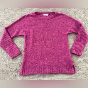 Anthropologie Sleeping on Snow Lavinia Wool Alpaca Sweater in Purple Size Medium
